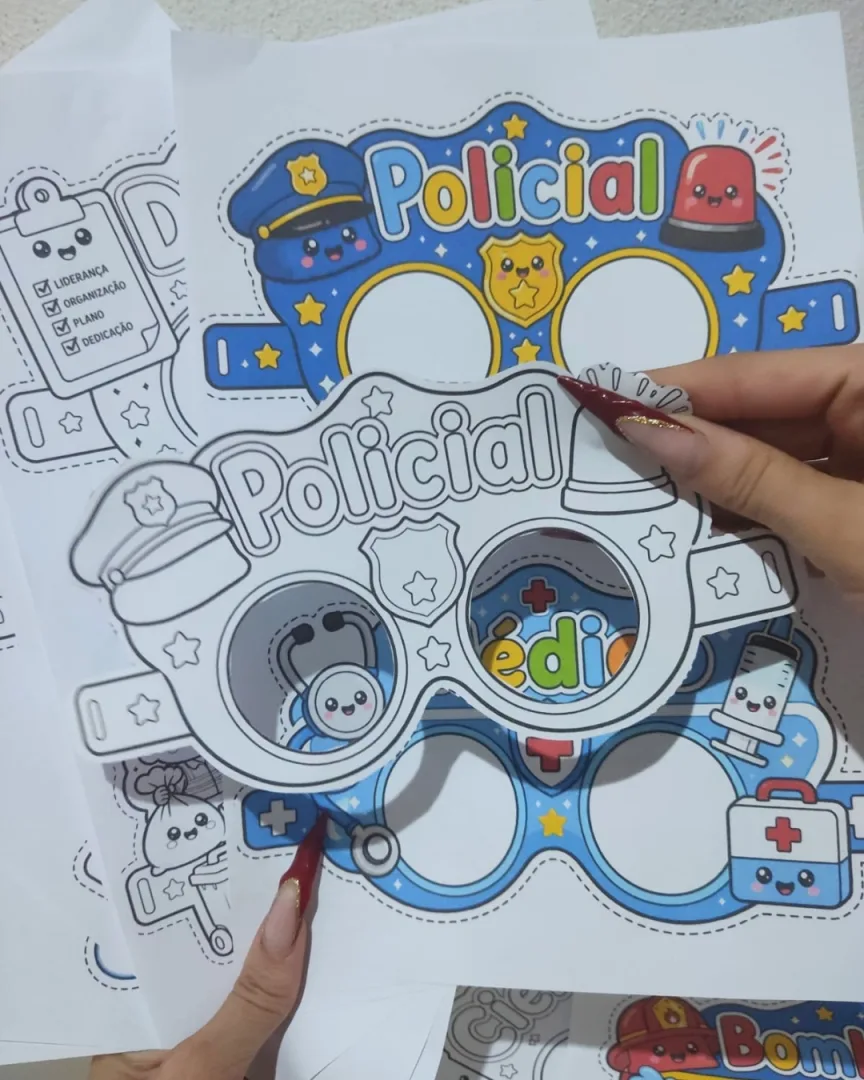 DIA DO TRABALHO / DIA DO TRABALHADOR / ÓCULOS DAS PROFISSÕES — imagem 2