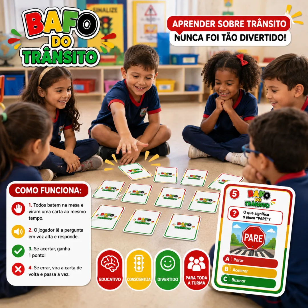 Dia do Trânsito Jogo de Cards Educação Infantil PDF — imagem 2