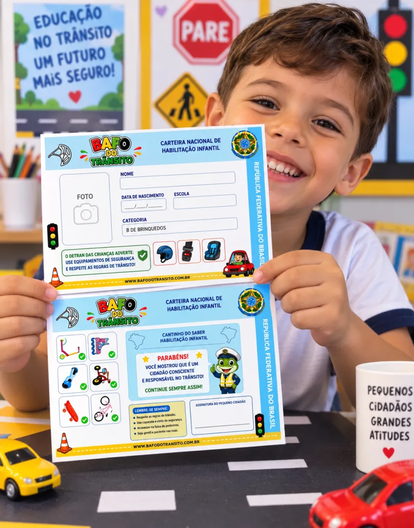 Dia do Trânsito Jogo de Cards Educação Infantil PDF — imagem 6