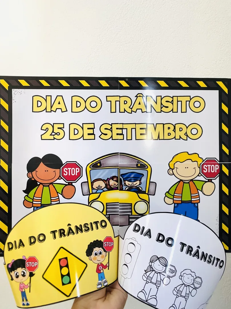 DIA DO TRÂNSITO: PAINEL + VISEIRA / COROA — imagem 2