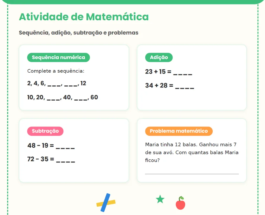DIÁRIO DE ATIVIDADES 1º ao 5º Ano do Ensino Fundamental — imagem 5