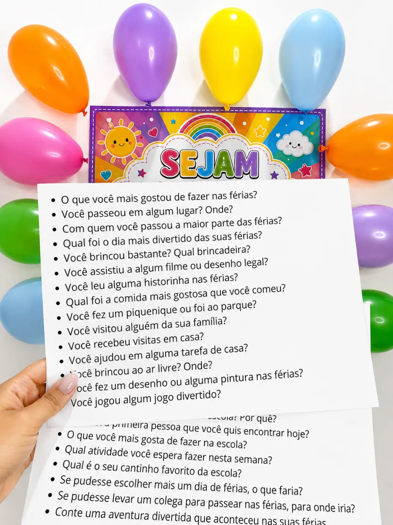 DINÂMICA DE FÉRIAS / DINÂMICA DE VOLTA ÀS AULAS: ESTOURE A BEXIGA — imagem 3
