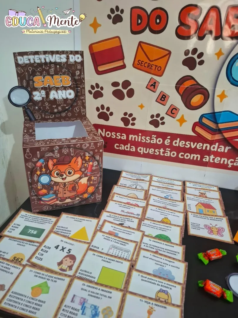 🕵️‍♂️ DINÂMICA DETETIVES DO SAEB 2° ANO 🕵️‍♂️ — imagem 2