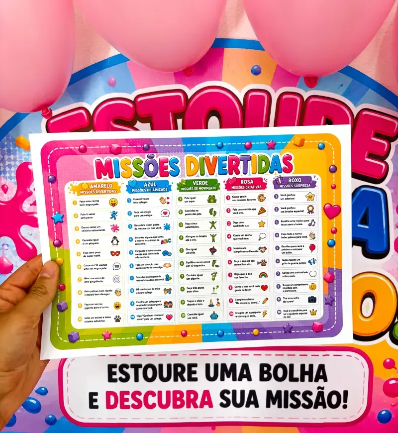 Dinâmica Estoure a Bolha - Volta às Aulas — imagem 6