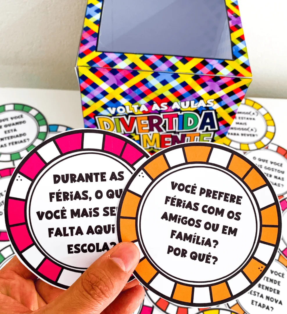Dinâmica Volta às Aulas Divertidamente — imagem 2