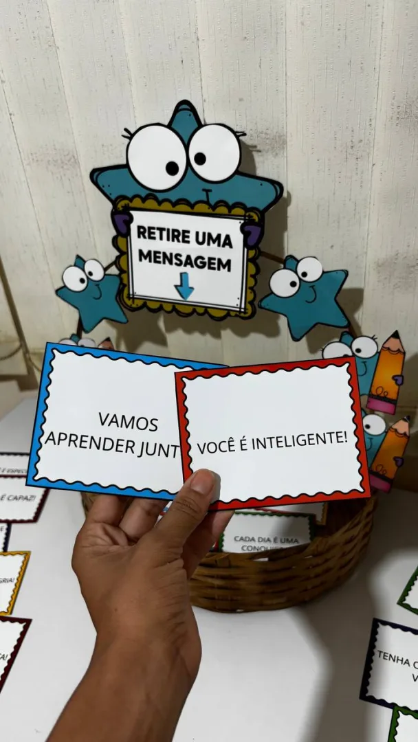 DINÂMICA VOLTA ÀS AULAS: “RETIRE UMA MENSAGEM” — imagem 2