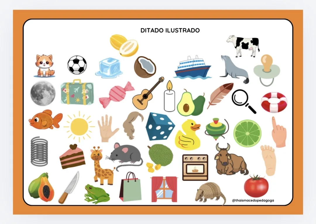 Ditado Ilustrado - Educação Infantil - PDF — imagem 2
