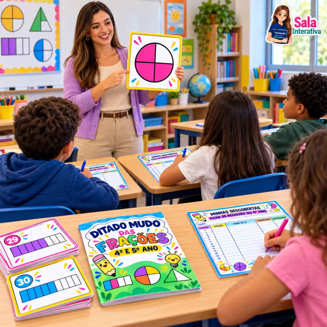 Ditado Mudo das Frações - 4º e 5º ano - Matemática - PDF — imagem 2