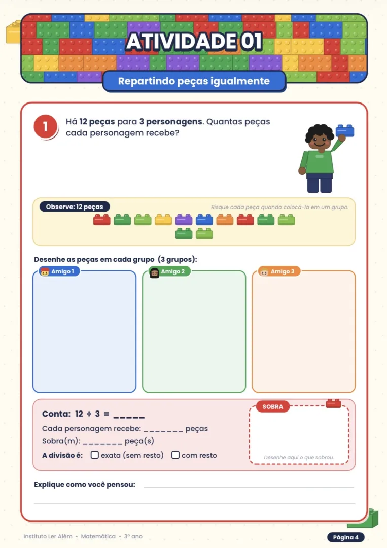 Divisão Inicial - 1º ao 5º Ano - Matemática - PDF com 20 Páginas — imagem 2