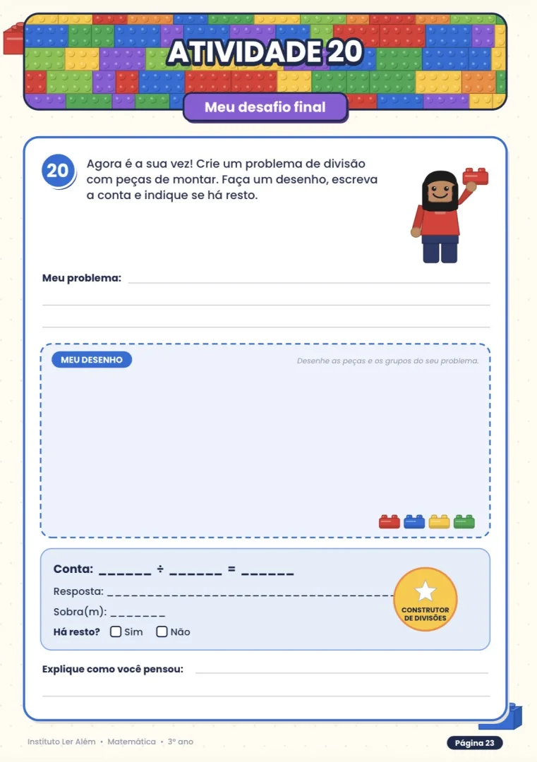 Divisão Inicial - 1º ao 5º Ano - Matemática - PDF com 20 Páginas — imagem 3