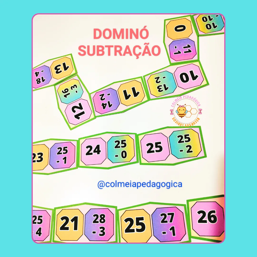 Dominó de Adição e Subtração — imagem 4