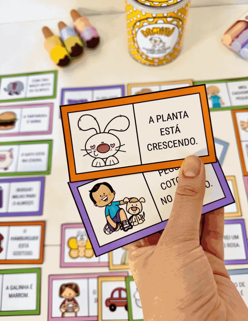 Dominó de Frases – Sílabas Complexas – PDF — imagem 5