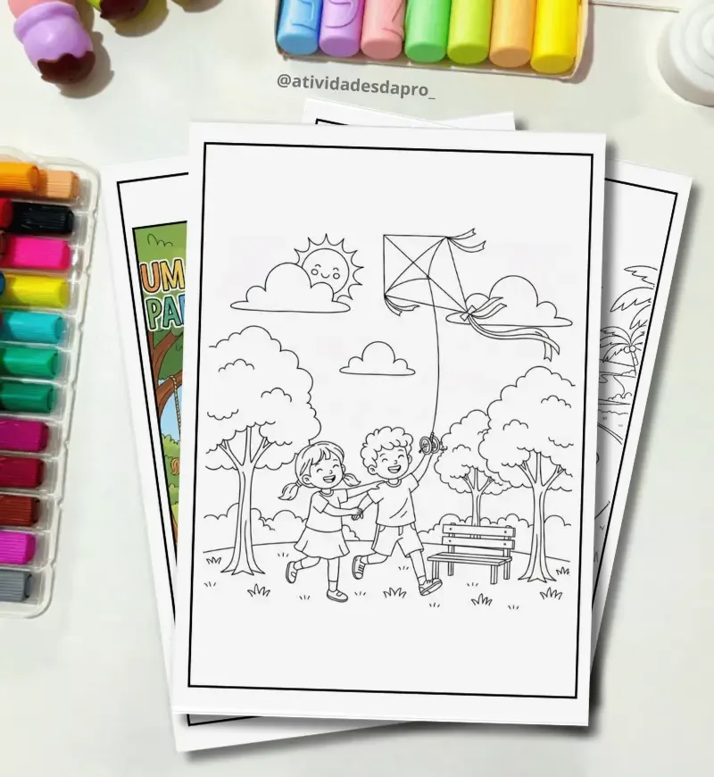E-Book Um Montão de Desenhos para Colorir — imagem 2