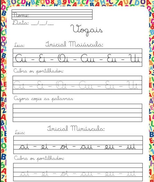 Ebook Vocabulário e caligrafia para crianças de 6 a 7 anos PDF — imagem 2