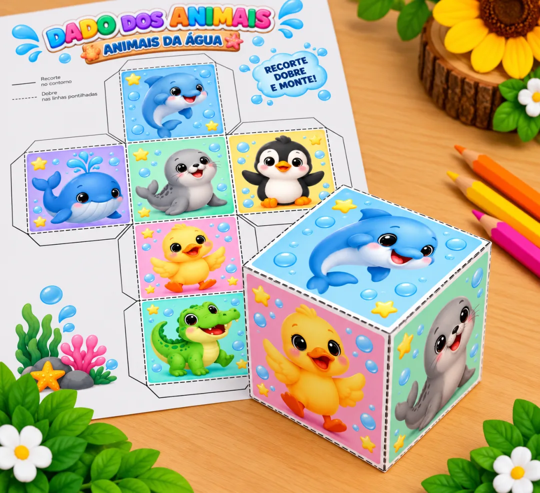 Imitando os Animais - Dado dos Animais - Educação Infantil - Arquivo Digital - Jogos — imagem 5