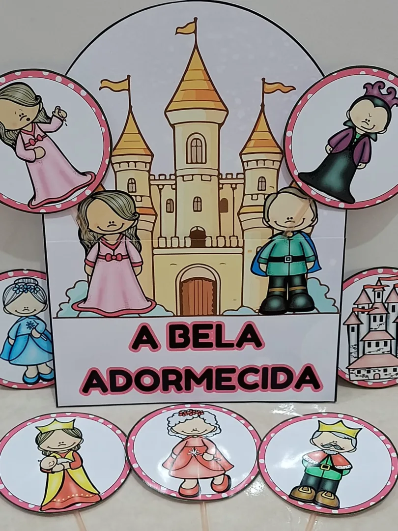 Educação Infantil - Luva: A Bela Adormecida - PDF (5 folhas) — imagem 2