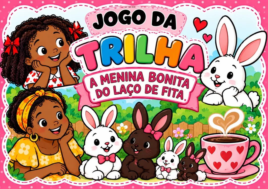 Menina Bonita do Laço de Fita - Jogo da Trilha - PDF Educação Infantil  — imagem 2
