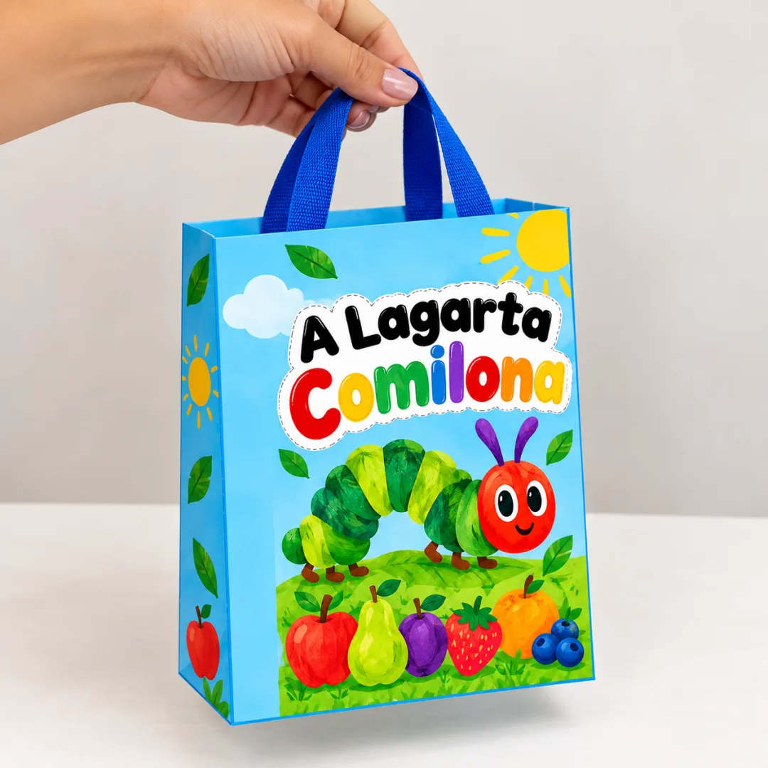 Sacola de História da Lagarta Comilona - PDF com 15 Páginas - Educação Infantil — imagem 2