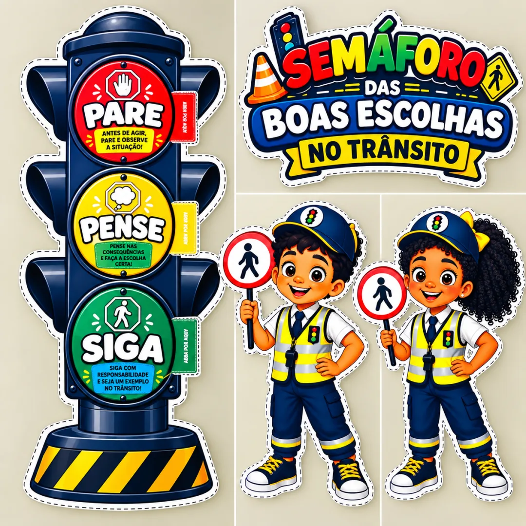 Educação no Trânsito - Semáforo das Boas Escolhas - PDF — imagem 6
