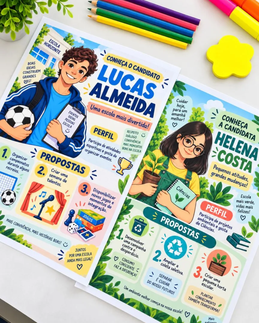 ELEIÇÃO NA ESCOLA - A CAMPANHA COMEÇOU — imagem 2