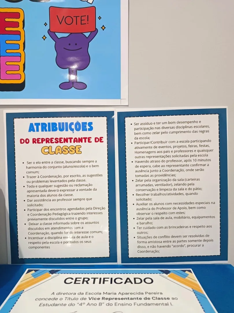⭐ ELEIÇÃO PARA REPRESENTANTE DE CLASSE ⭐ — imagem 5