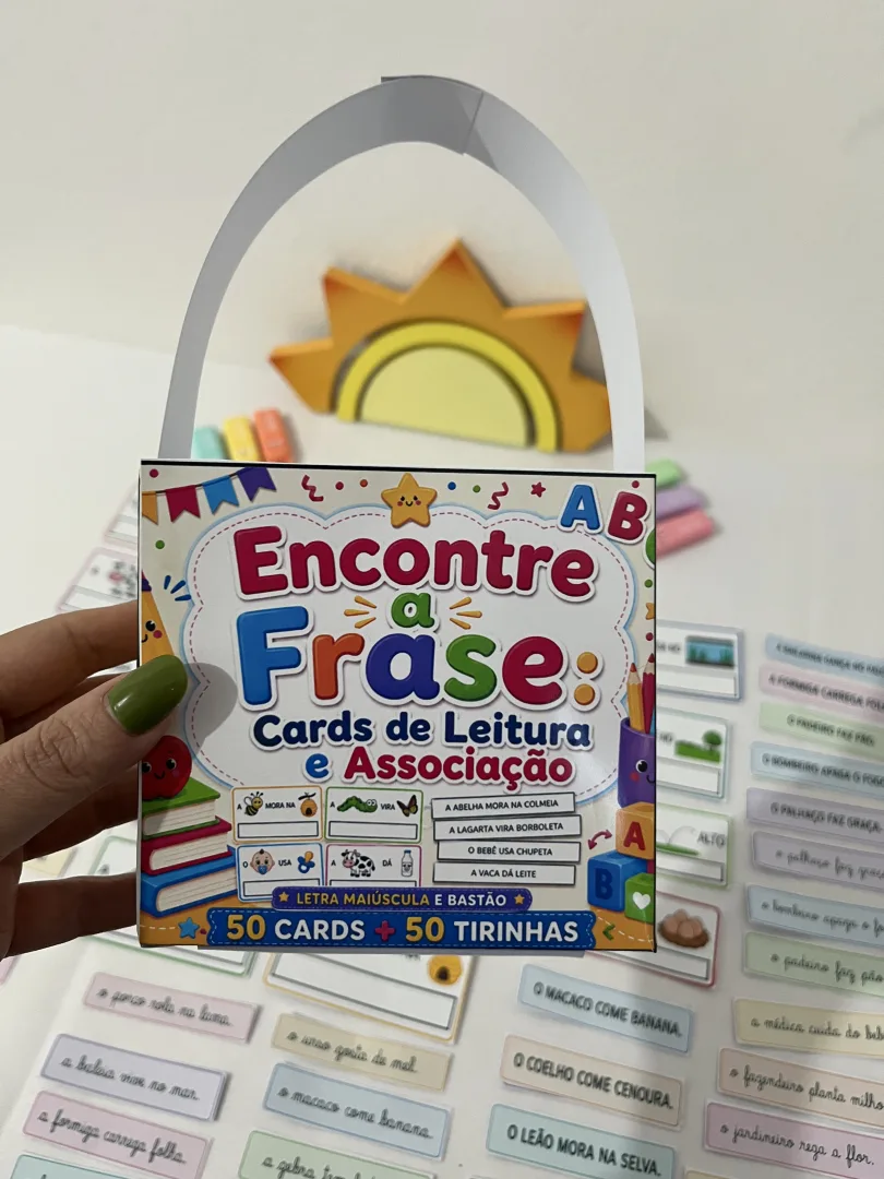 Encontre a Frase – Atividade de Leitura e Alfabetização Para 1º Ano Em PDF — imagem 4