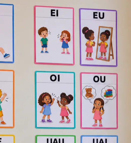 Encontros vocálicos ilustrados  — imagem 2