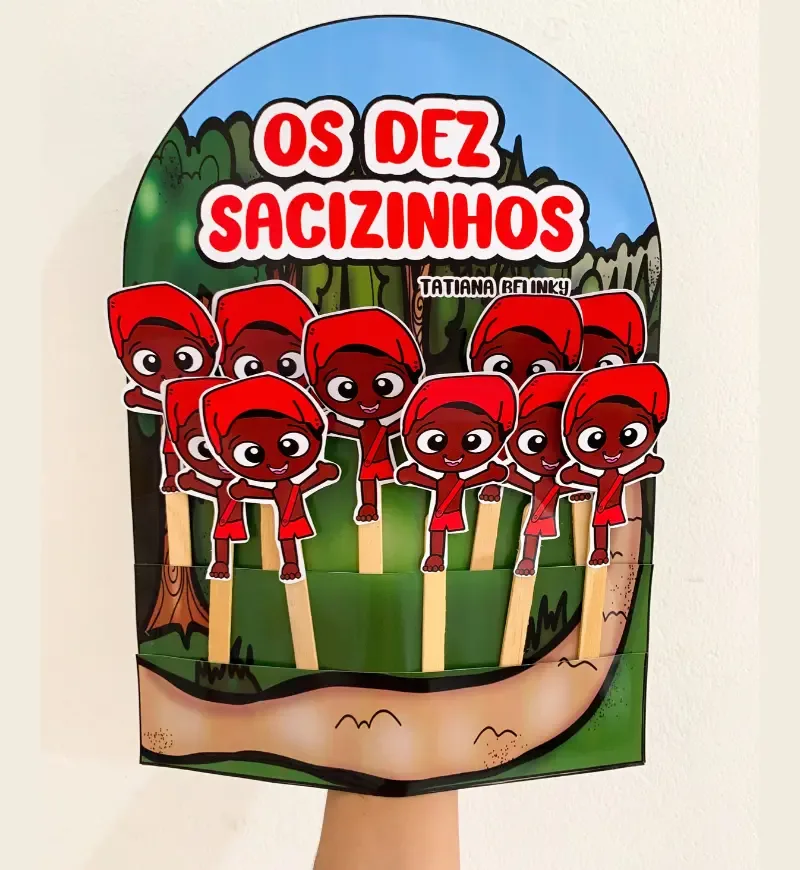 Eram Dez os Sacizinhos - História na Luva — imagem 4