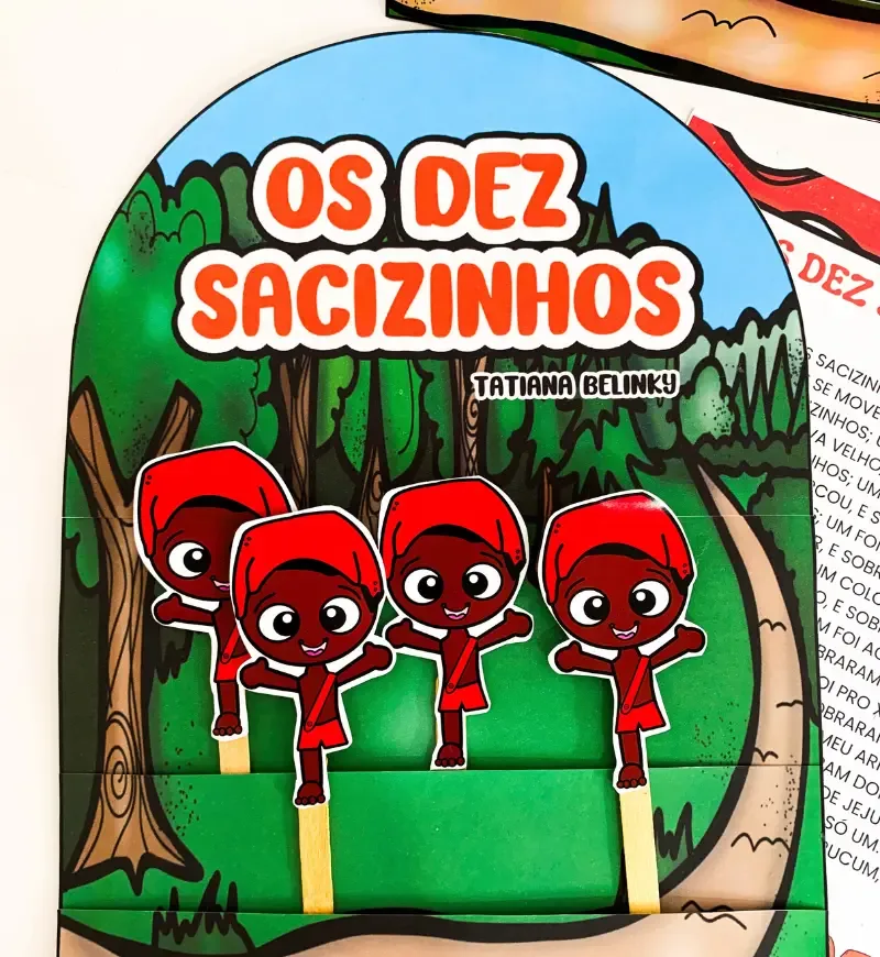 Eram Dez os Sacizinhos - História na Luva — imagem 6