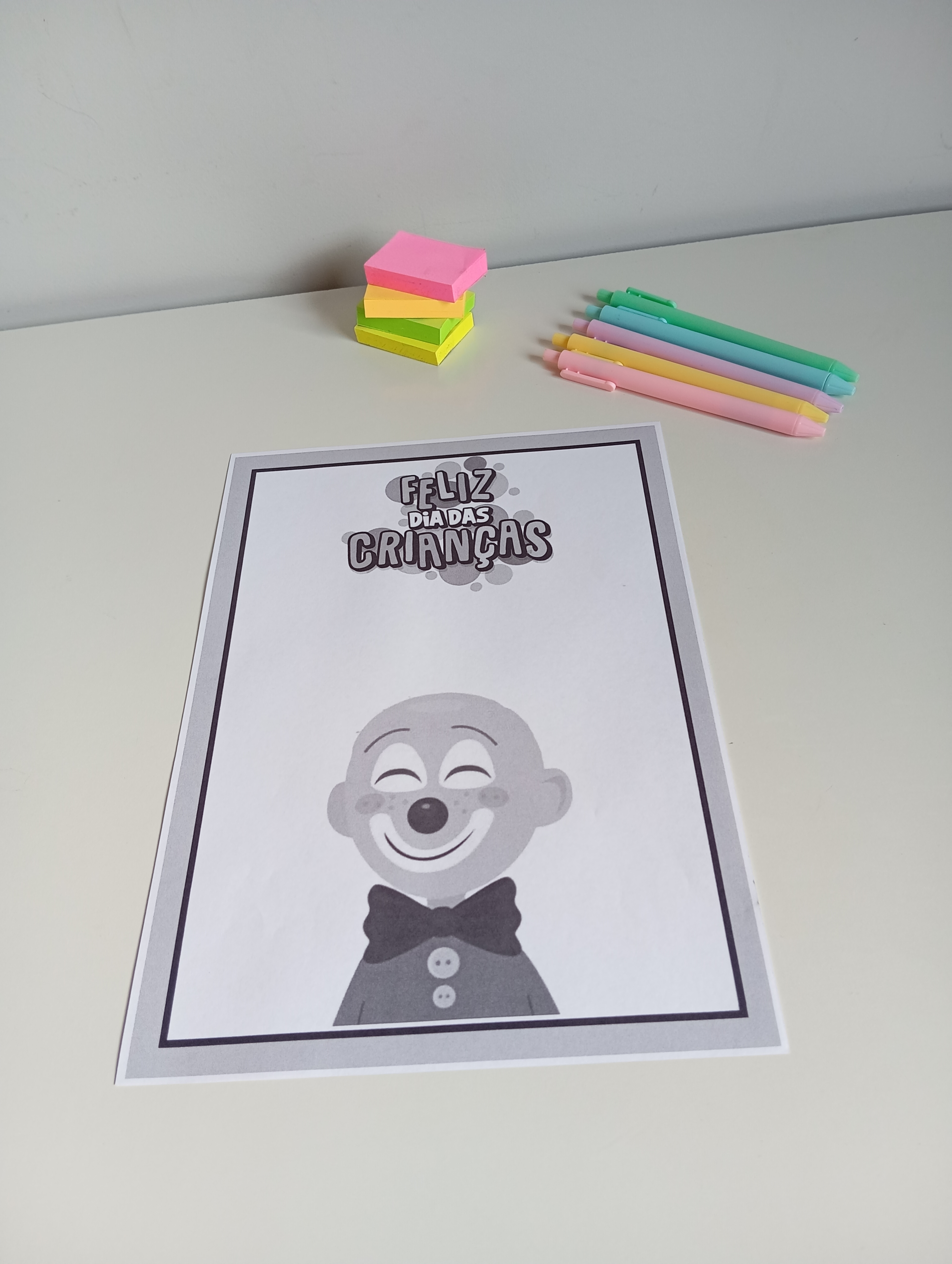 PALHACINHO ATIVIDADE CRIATIVA para Educação Infantil em PDF — imagem 2