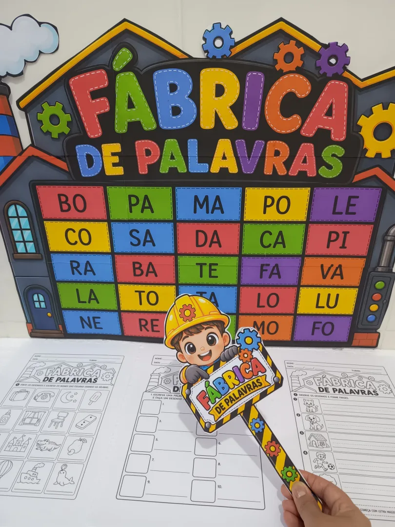 Fábrica de Palavras - Cartaz e Atividades (PDF) — imagem 4