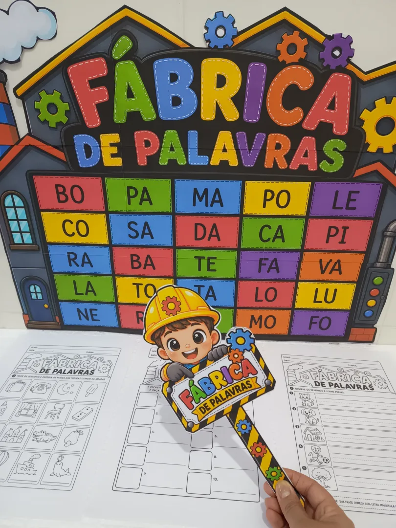 Fábrica de Palavras - Cartaz e Atividades (PDF) — imagem 5