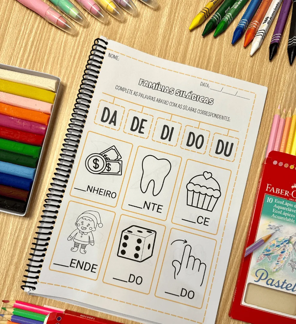 Atividades de Família Silábica PDF 21 Páginas -Alfabetização  — imagem 2