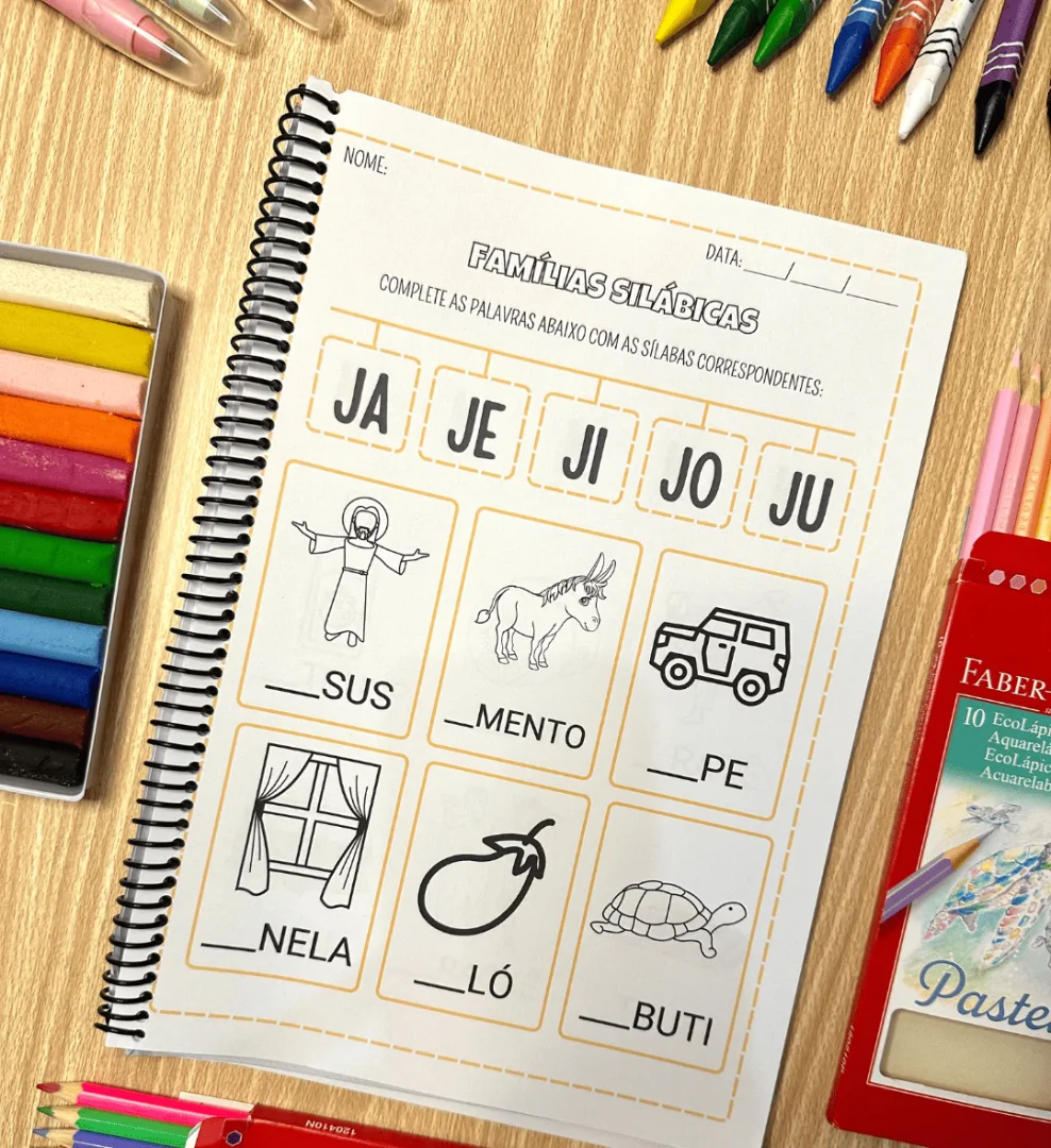 Atividades de Família Silábica PDF 21 Páginas -Alfabetização  — imagem 4