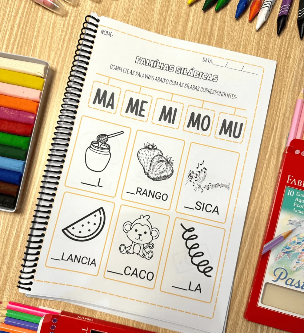 Atividades de Família Silábica PDF 21 Páginas -Alfabetização  — imagem 5