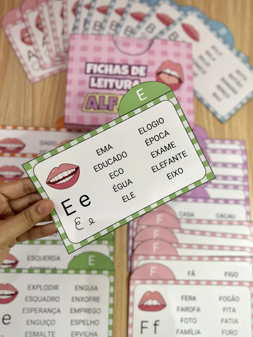 Fichas de Leitura – Alfabeto — imagem 4