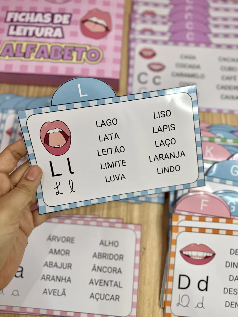 Fichas de Leitura – Alfabeto — imagem 5