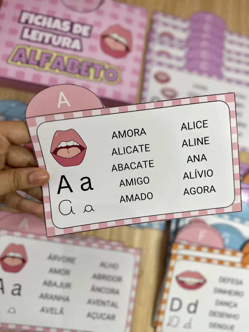 Fichas de Leitura – Alfabeto — imagem 6