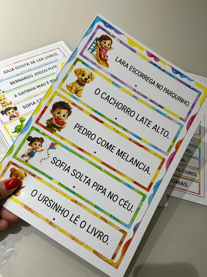 Fichas de Leitura - Fluência Leitora - PDF — imagem 4