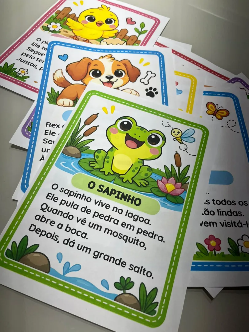Fichas de Leitura — Mini Textos - Ensino Fundamental- PDF  — imagem 5