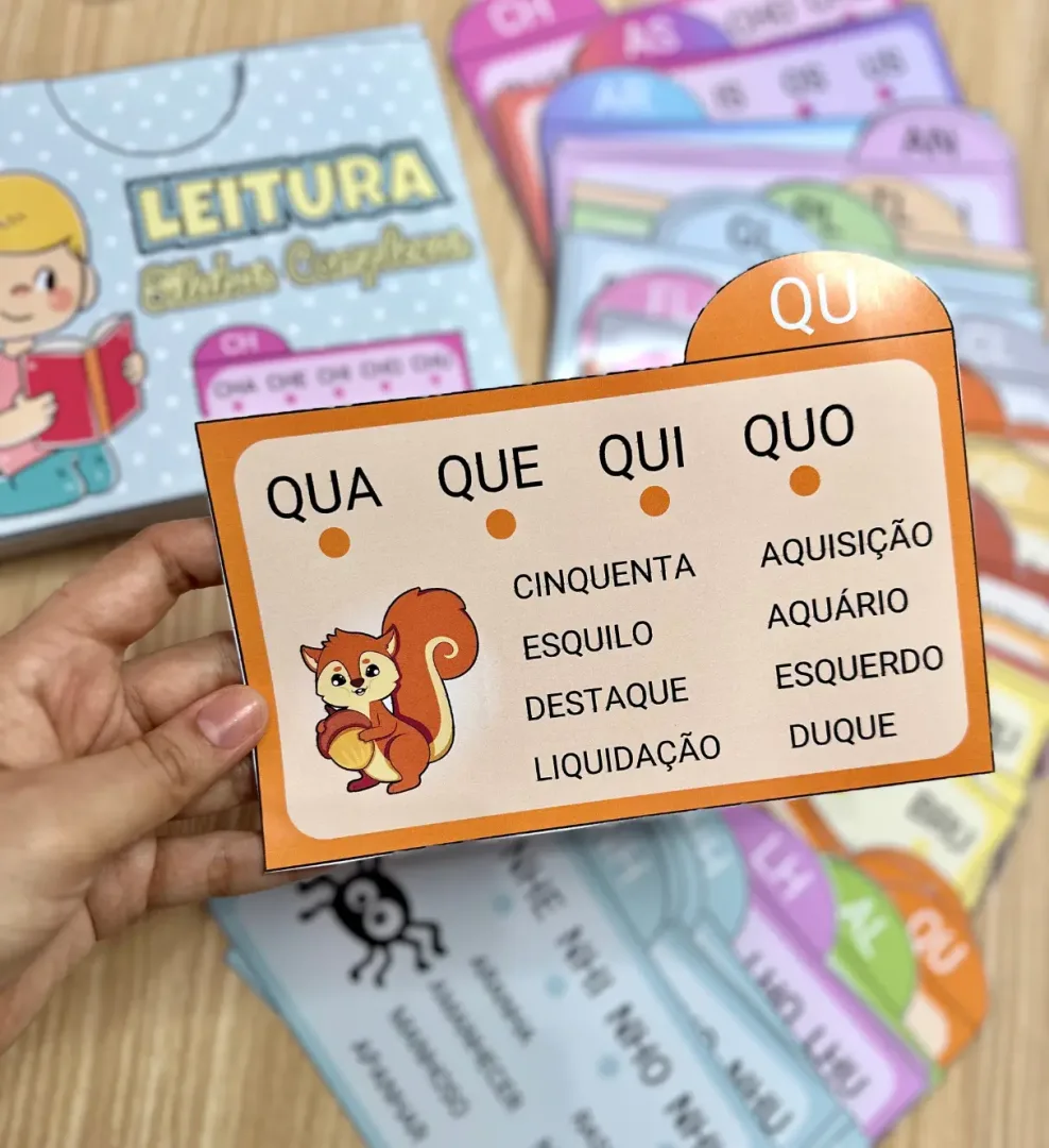 Fichas de Leitura - Sílabas Complexas — imagem 4