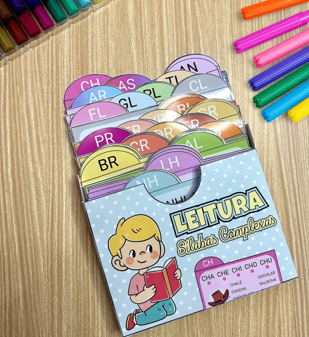 Fichas de Leitura - Sílabas Complexas — imagem 6