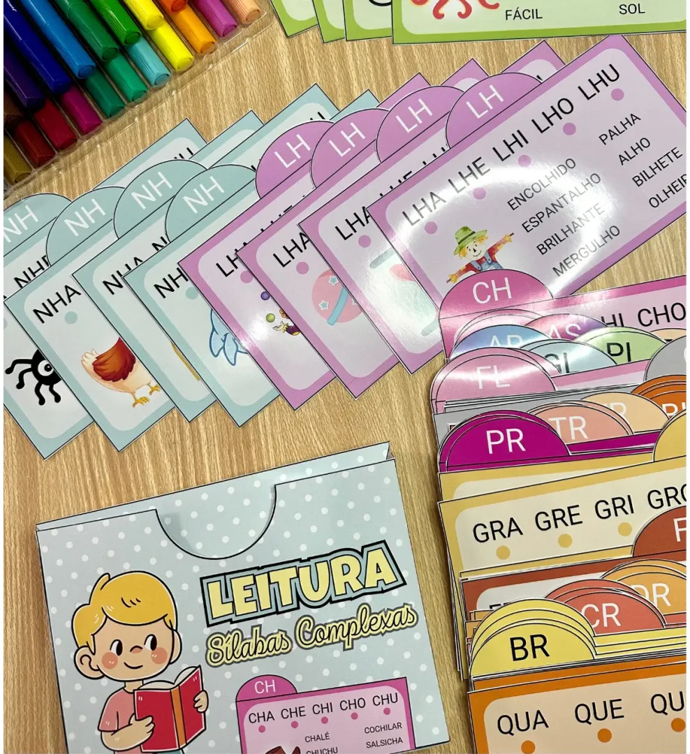 Fichas de Leitura - Sílabas Complexas — imagem 7