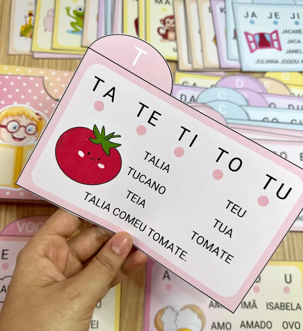Fichas de Leitura - Sílabas Simples — imagem 2