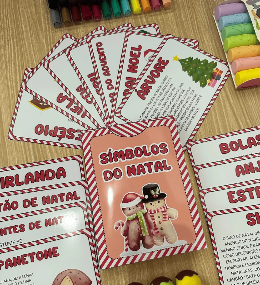 Fichas de Leitura - Símbolos do Natal — imagem 2