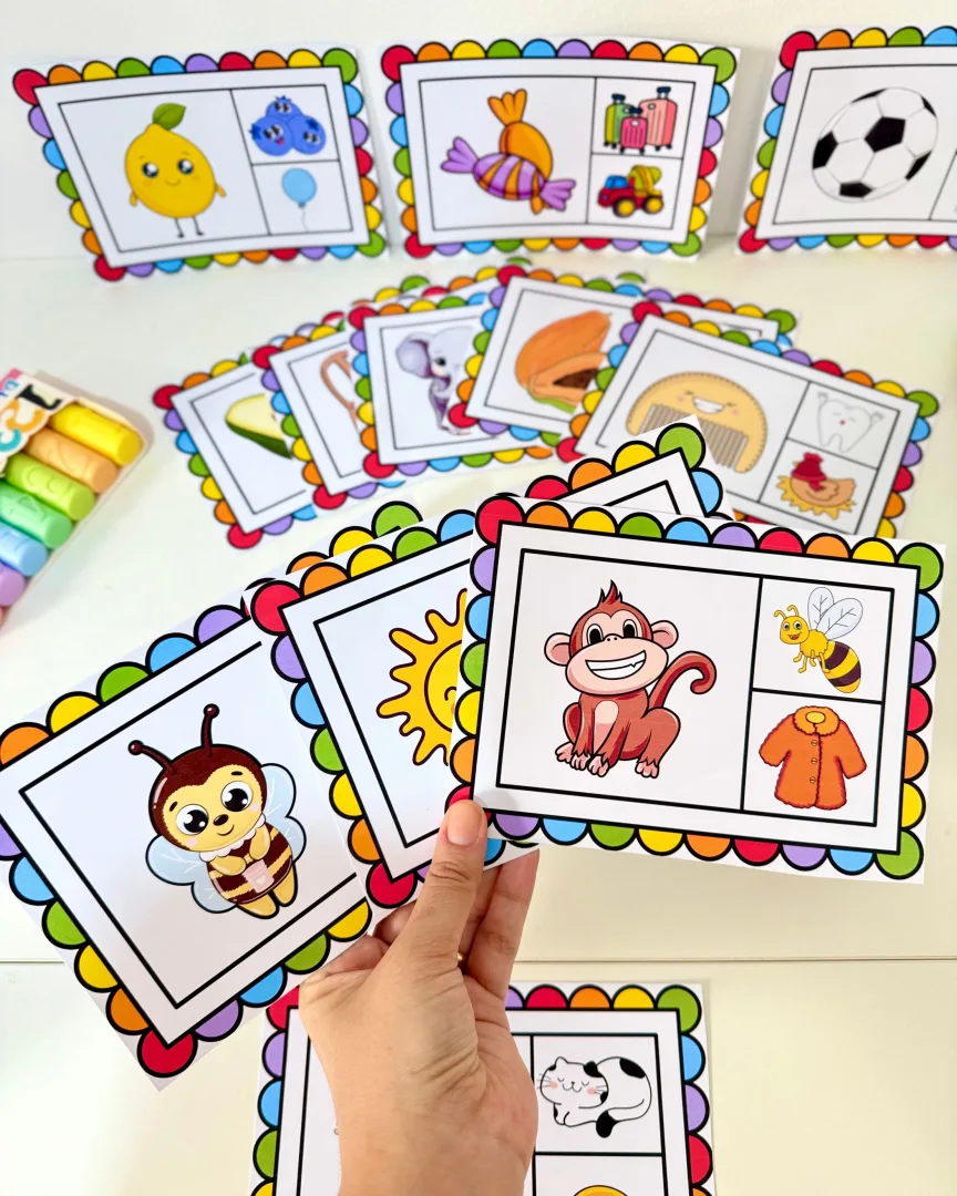 GRÁTIS - Fichas de Rimas para Educação Infantil   — imagem 2