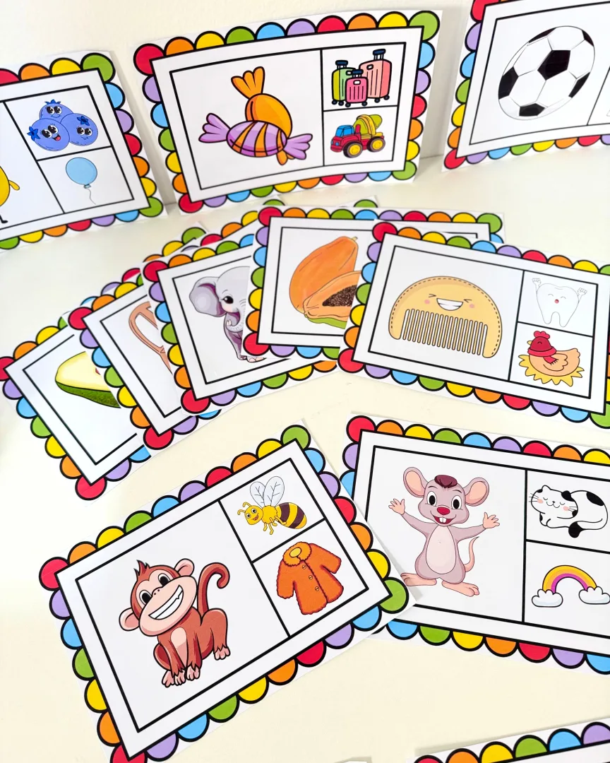 GRÁTIS - Fichas de Rimas para Educação Infantil   — imagem 3
