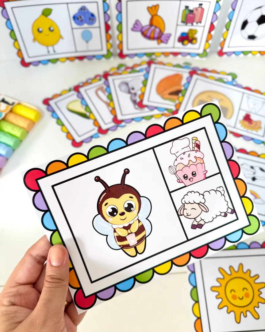 GRÁTIS - Fichas de Rimas para Educação Infantil   — imagem 4