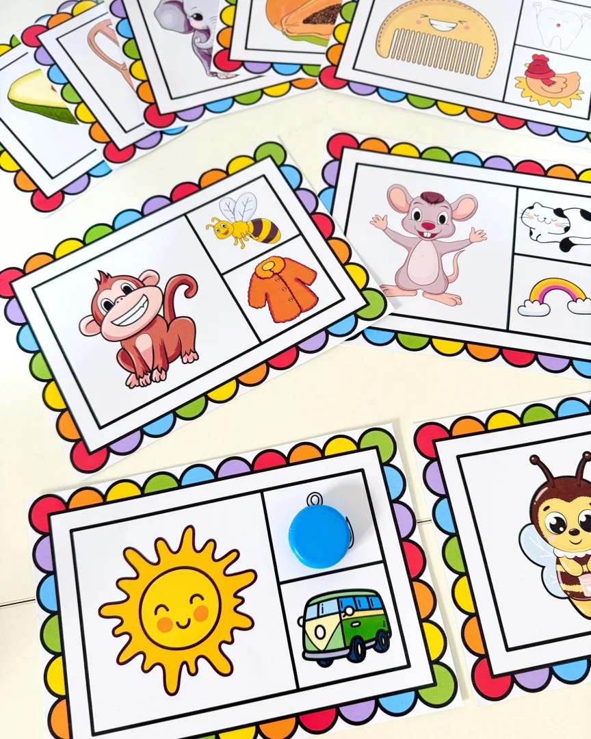 GRÁTIS - Fichas de Rimas para Educação Infantil   — imagem 5