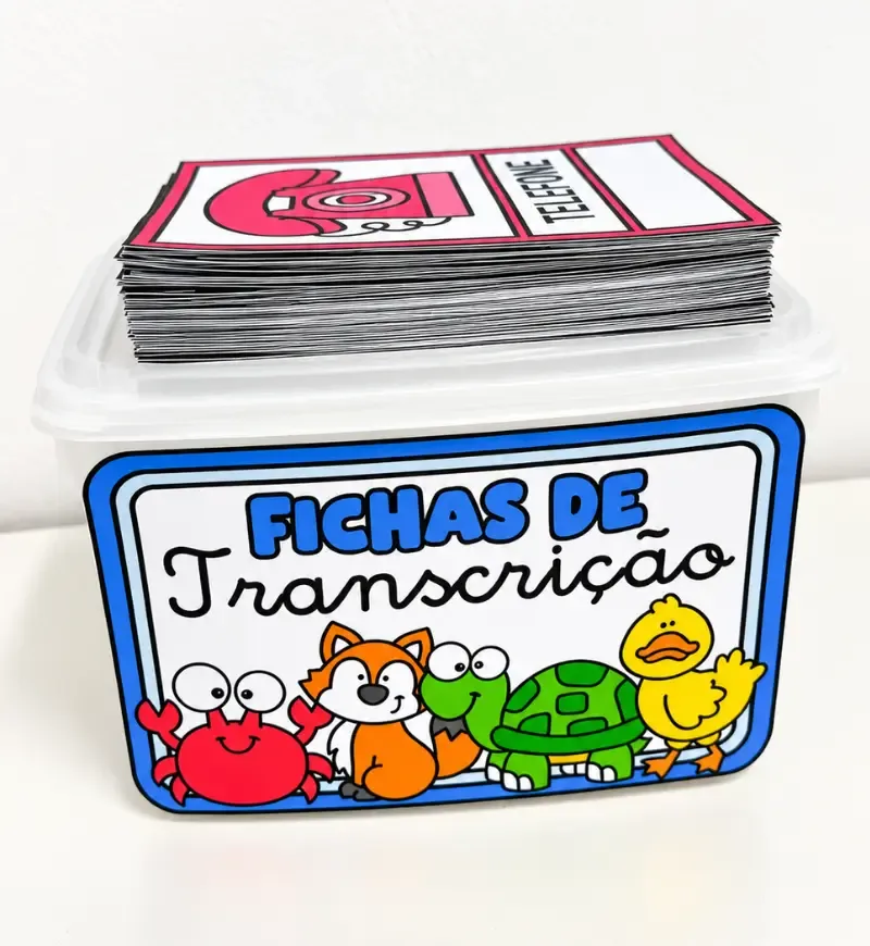 Fichas de Transcrição Letra Bastão para Cursiva - 72 Fichas PDF — imagem 3